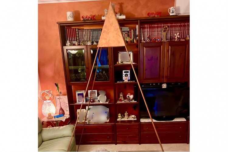 Piramide NubisElementa rame Smontabile e trasportabile con montante 2 mt