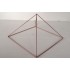 Piramide Cheopes Rame con base 25 cm