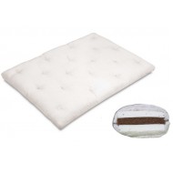 Futon Tilde Plus 17 cm - puro  cotone, doppio lattice e cocco