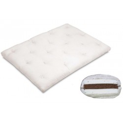 Futon Tilde Plus 17 cm - puro  cotone, doppio lattice e cocco