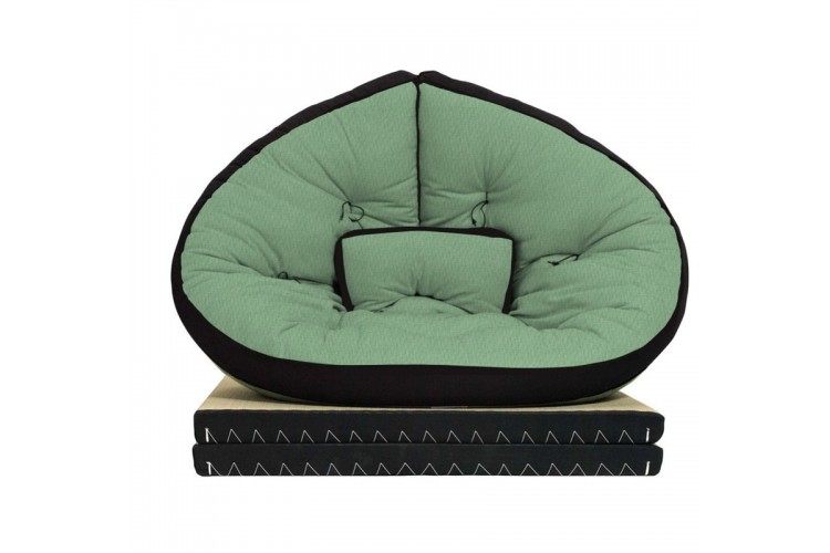 Poltrona letto futon Glove cotone e lattice