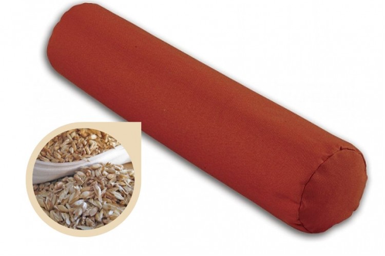 Cuscino Neckroll farro diametro 14 cm sfoderabile