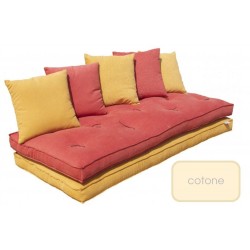 Divano letto Double con futon in puro cotone 