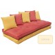 Divano letto Double con futon in puro cotone Divano letto Double con futon in puro cotone