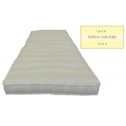 Materasso Shirukiduo 18 cm – lana e lattice naturale 100%