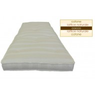 Materasso Thetaduo 17 cm – puro cotone, lattice naturale 100% e cocco