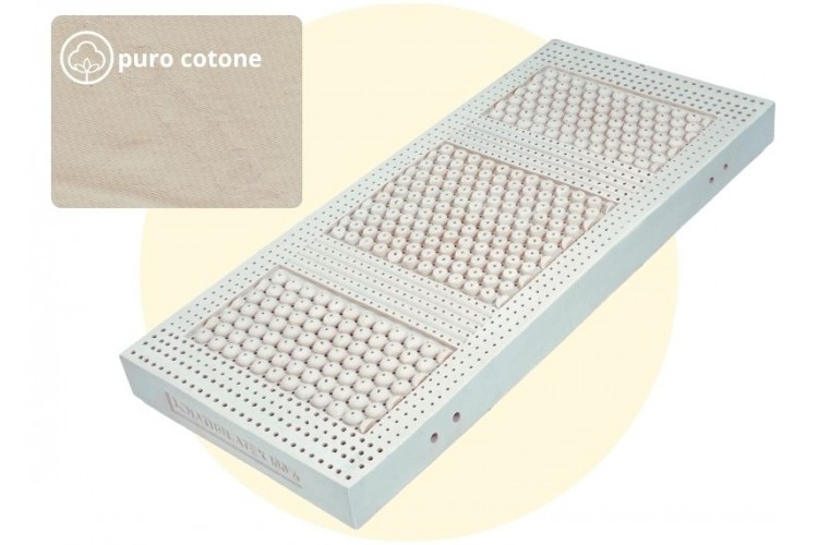 Materasso Bioethika 18 cm - lattice naturale 100% Equilibrato, puro cotone Materasso Bioethika 18 cm - lattice naturale 100% Equilibrato, puro cotone
