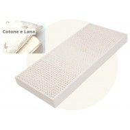 Materasso Morpheo Biolatex 15 cm - lattice naturale 100% con due topper cotone e lana 