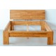 Letto in legno massello di rovere Montana con testiera Letto in legno massello di rovere Montana con testiera