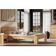 Letto in legno massello di rovere Montana con testiera Letto in legno massello di rovere Montana con testiera