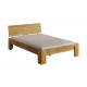 Letto in legno massello di rovere Montana con testiera Letto in legno massello di rovere Montana con testiera