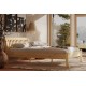 Letto in legno massello di pino Tonja con testiera Letto in legno massello di pino Tonja con testiera
