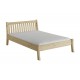 Letto in legno massello di pino Tonja con testiera Letto in legno massello di pino Tonja con testiera