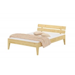 Letto in legno massello di pino Torino con testiera 