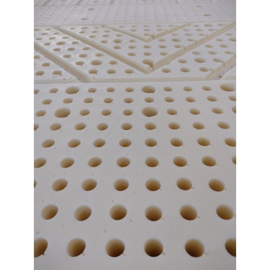 Futon Tilde Plus 17 cm - puro  cotone, doppio lattice e cocco