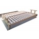 Divano letto in legno Facile Faggio con futon