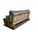 Divano letto in legno Facile Faggio con futon