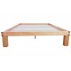 Letto in legno massello Lichene ad incastri