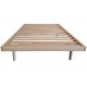 Rete letto Minami - legno massello naturale