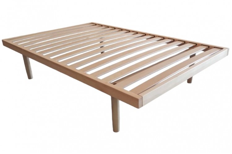 Rete letto Minami - legno massello naturale
