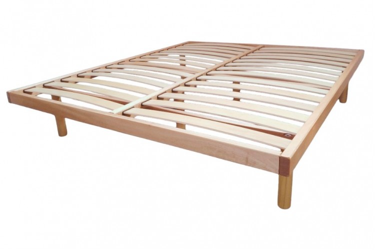 Rete letto Minami - legno massello naturale