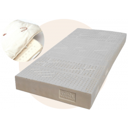 Materasso Morpheo Biolatex 15 cm con due futon in cotone e lana