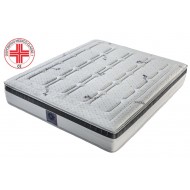  Materasso Ametist 25 cm, 1700 molle insacchettate e memory - tessuto Cooler Extreme vitalizzante e fresco