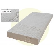 Materasso Think Natural 21 cm - lattice naturale 100% con topper lino e seta 