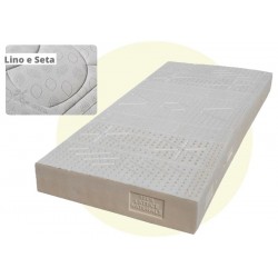 Materasso Think Natural 21 cm - lattice naturale 100% con topper lino e seta 