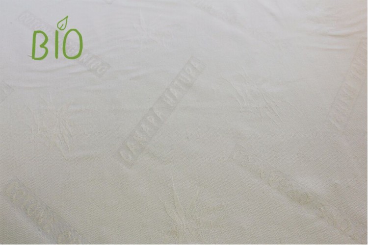 Coprimaterasso in Cotone bio misto Canapa