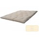 Topper materassino in puro cotone e lattice 10 cm