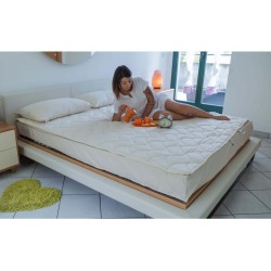Topper Trapuntato in cotone Bio 3 cm