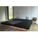 Letto in legno naturale Modulo-V alto 30 cm