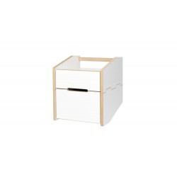 Comodino cassettiera Cargo a due cassetti 
