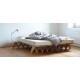 Letto in legno naturale Lieg Letto in legno naturale Lieg