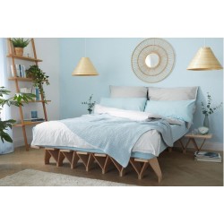 Letto in legno naturale Lieg