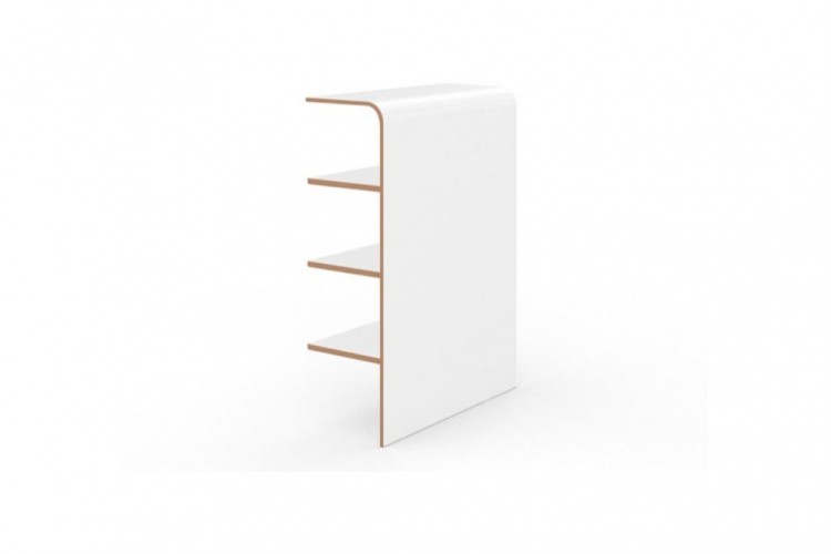 Scaffale portaoggetti Piazza 62 cm, 4 ripiani