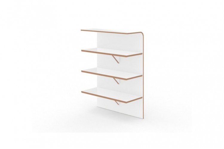 Scaffale portaoggetti Piazza 62 cm, 4 ripiani