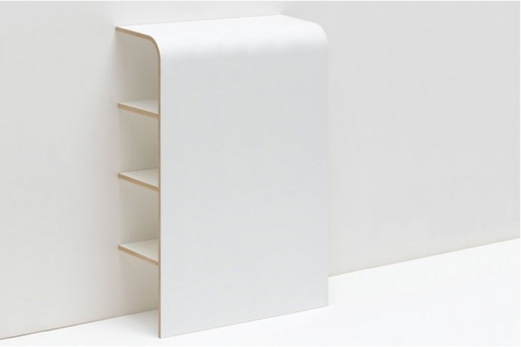 Scaffale portaoggetti Piazza 62 cm, 4 ripiani
