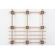  Letto con struttura in legno naturale Sistema