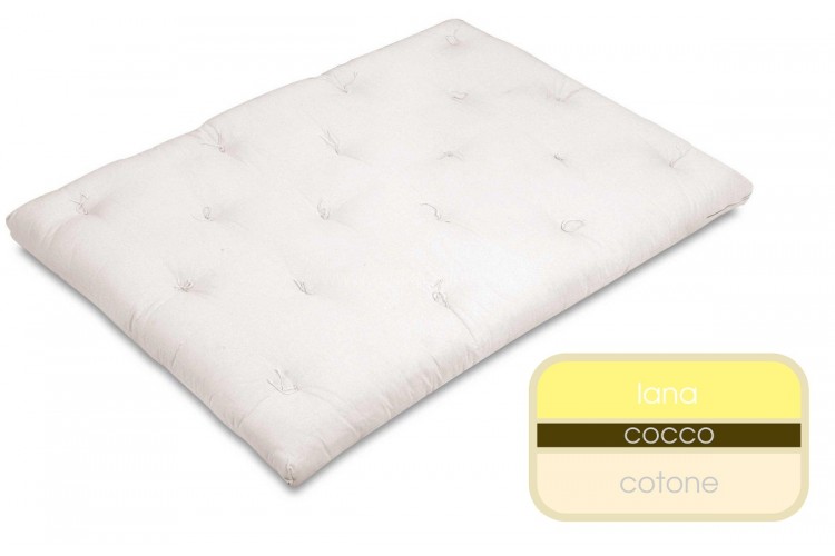 Futon Onshi 15 cm - cotone, cocco e lana