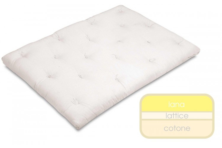 Futon Aikoku 16 cm - cotone, lattice e lana