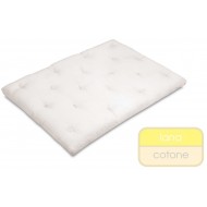 Futon Kiyo Clima 15 cm - puro cotone e lana