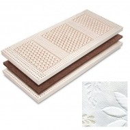 Materasso Aragona 22 cm - cocco e lattice naturale 100%, rivestimento Trapuntato