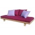 Divano letto Wood con futon cotone alto 11 cm