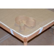 Coprirete per letto in juta