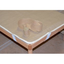 Coprirete per letto in juta