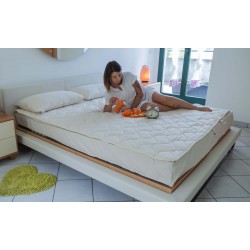 Topper Trapuntato in cotone Bio 3 cm