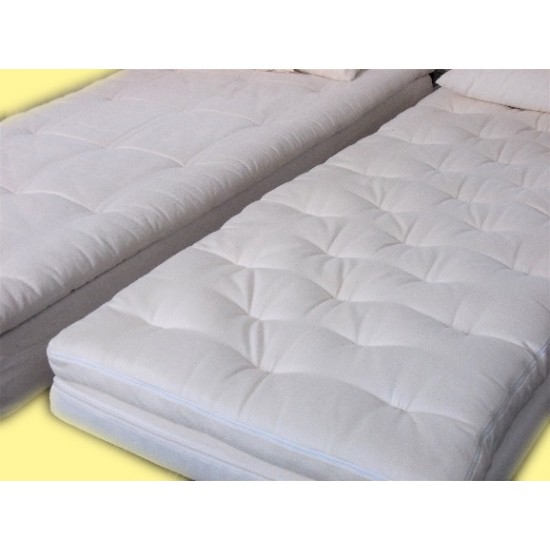 Materasso Bioinsieme Young 8+8 cm - lattice naturale, lana e cotone Materasso Bioinsieme Young 8+8 cm - lattice naturale, lana e cotone