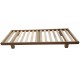 Letto a doghe senza parti metalliche Wood